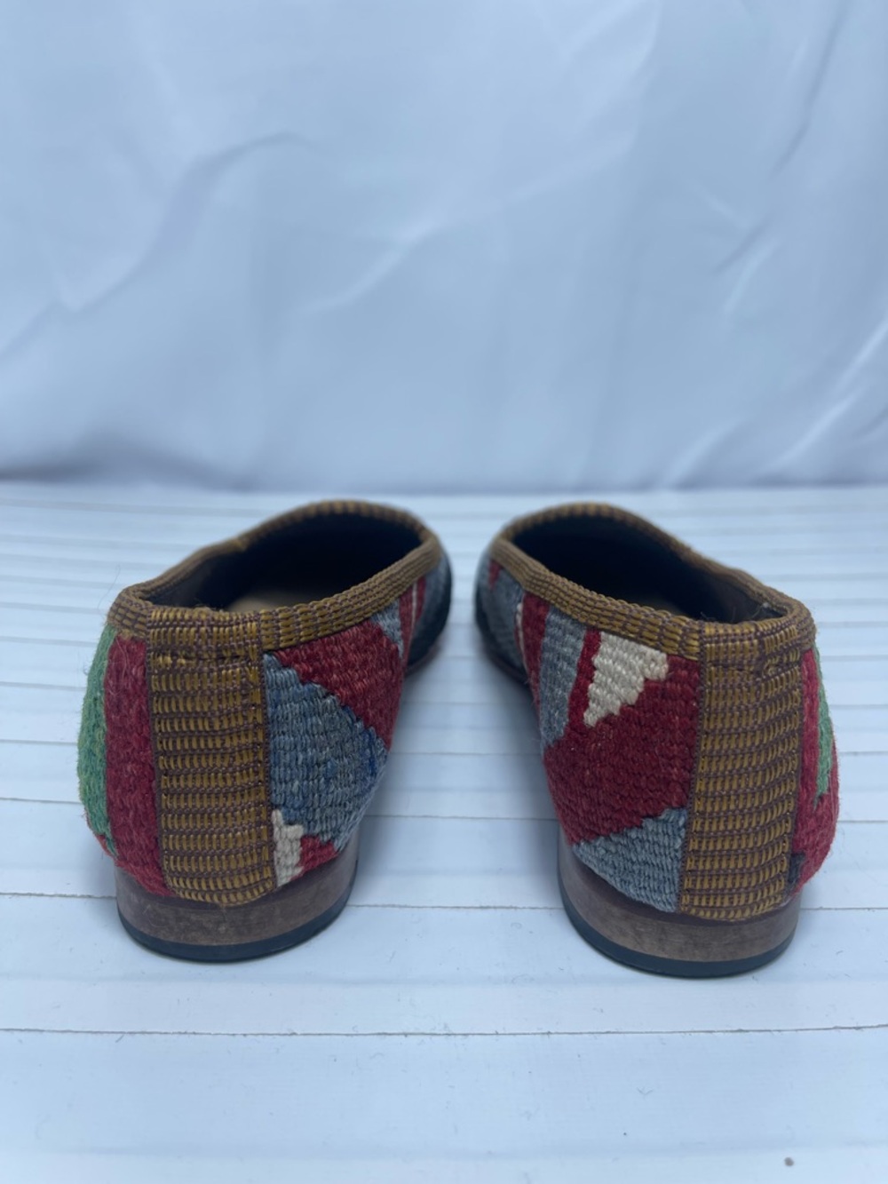 Artemis Kilim Loafer Flats Wool Turkish Slippers Size 37 / US 6.5–7 - Picture 5 of 6